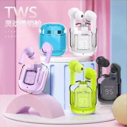 AirWater Clear Case BT Headset with LED Indicator